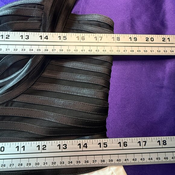 ๐BCBGMaxAzria Contrasting Black & White Mini Cocktail - Party Dress - Picture 12 of 16